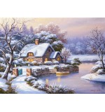 Anatolian Puzzle Kışlıkta Akşamüstü 1000 Parça