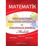 Palme Yayınları - Matematik İkinci Dereceden Denklemler Eşitsizlikler ve Fonksiyonlar (Parabol) Modülü / Fahrettin Arlı, Mehmet Şahin, Bayram Çetiner